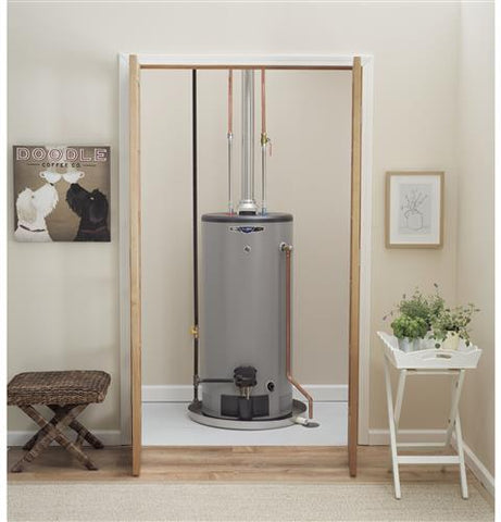 Heater of model GG30S08BXR. Image # 2: GE RealMAX Choice 30-Gallon Short Natural Gas Atmospheric Water Heater