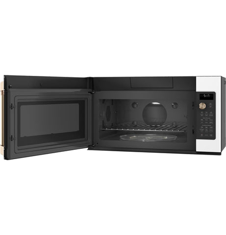 Microwave Oven of model CVM517P4MW2. Image # 1: GE Café™ 1.7 Cu. Ft. Convection Over-the-Range Microwave Oven