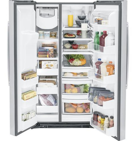 Refrigerator of model PSE25KYHFS. Image # 6: GE Profile™ Series ENERGY STAR® 25.3 Cu. Ft. Side-by-Side Refrigerator