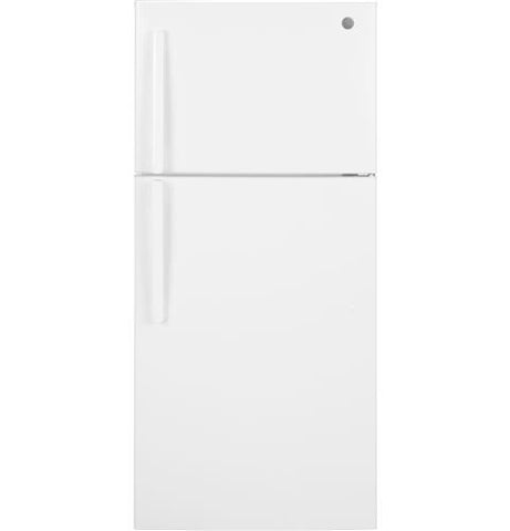 Refrigerator of model GTE18MTRRWW. Image # 1: GE® ENERGY STAR® 18.3 Cu. Ft. Top-Freezer Refrigerator