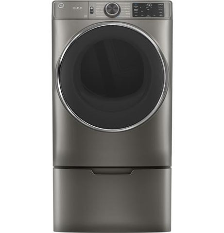 Dryer of model GFD65ESPNSN. Image # 6: GE® 7.8 cu. ft. Capacity Smart Front Load Electric Dryer with Steam and Sanitize Cycle
