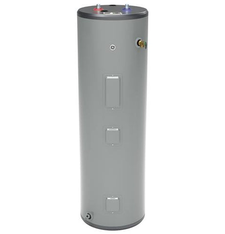 Heater of model GE40T08BAM. Image # 1: GE® 40 Gallon Tall Electric Water Heater