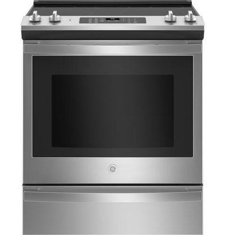 Range of model JS760SPSS. Image # 7: GE® 30" Slide-In Electric Convection Range with No Preheat Air Fry