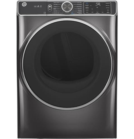 Dryer of model GFD85GSPNDG. Image # 2: GE® 7.8 cu. ft. Capacity Smart Front Load Gas Dryer with Steam and Sanitize Cycle