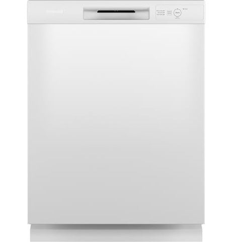 Dishwasher of model HDF330PGRWW. Image # 1: GE Hotpoint® Two Button Dishwasher with Plastic Interior