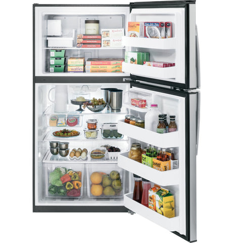 Refrigerator of model GIE21GSHSS. Image # 6: GE® ENERGY STAR® 21.1 Cu. Ft. Top-Freezer Refrigerator