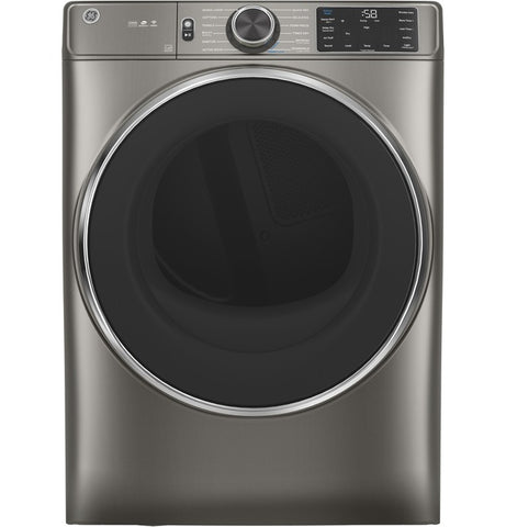 Dryer of model GFD65ESPNSN. Image # 5: GE® 7.8 cu. ft. Capacity Smart Front Load Electric Dryer with Steam and Sanitize Cycle