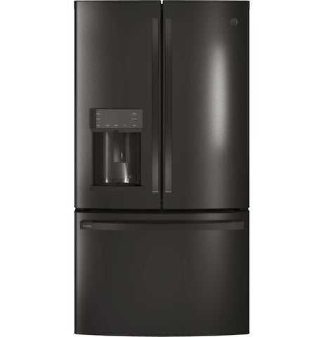 Refrigerator of model PYD22KBLTS. Image # 1: GE Profile™ Series 22.1 Cu. Ft. Counter-Depth French-Door Refrigerator with Door In Door and Hands-Free AutoFill