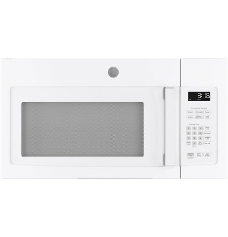 Microwave Oven of model JNM3163DJWW. Image # 1: GE® 1.6 Cu. Ft. Over-the-Range Microwave Oven with Recirculating Venting