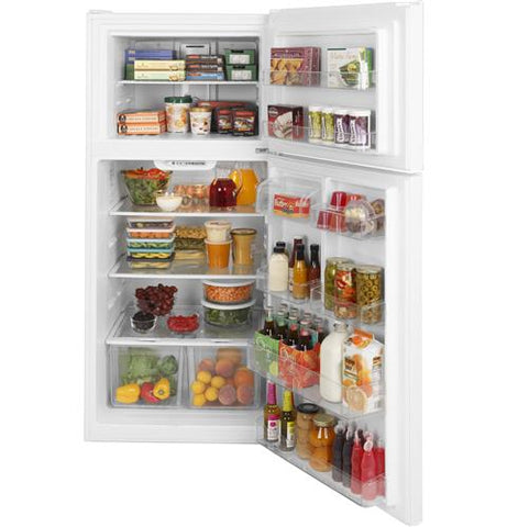 Refrigerator of model GTE18MTRRWW. Image # 2: GE® ENERGY STAR® 18.3 Cu. Ft. Top-Freezer Refrigerator