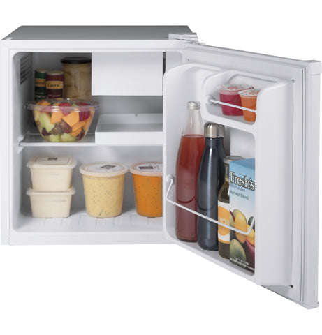 Refrigerator of model HME02GGMWW. Image # 3: GE Hotpoint® 1.7 cu. ft. ENERGY STAR® Qualified Compact Refrigerator