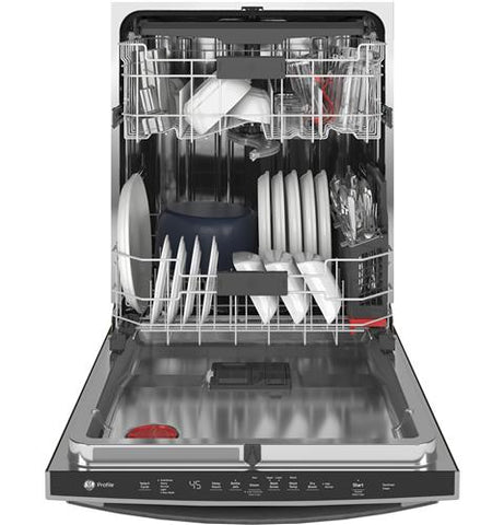 Dishwasher of model PDT715SMNES. Image # 3: GE Profile™ Stainless Steel Interior Dishwasher with Hidden Controls