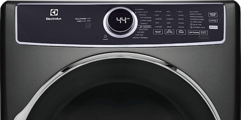 Dryer of model ELFE7637AT. Image # 3: Electrolux -Front Load Perfect Steam™ Electric Dryer with Balanced Dry™ and Instant Refresh – 8.0 Cu. Ft.