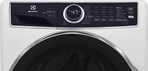 Washer of model ELFW7637AW. Image # 3: Electrolux - 4.5 Cu.Ft. Stackable Front Load Washer with Steam and SmartBoost Wash System - White