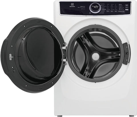 Washer of model ELFW7637AW. Image # 2: Electrolux - 4.5 Cu.Ft. Stackable Front Load Washer with Steam and SmartBoost Wash System - White