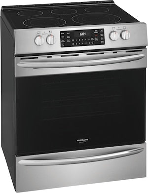 Range of model FGEH3047VF. Image # 8: Frigidaire Gallery 30'' Front Control Electric Range with Air Fry