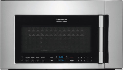 Microwave Oven of model FPBM3077RF. Image # 1: Frigidaire Professional 1.8 Cu. Ft. 2-In-1 Over-The-Range Convection Microwave