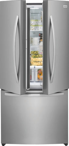 Refrigerator of model FRFG1723AV. Image # 3: Frigidaire 17.6 Cu. Ft. Counter-Depth French Door Refrigerator