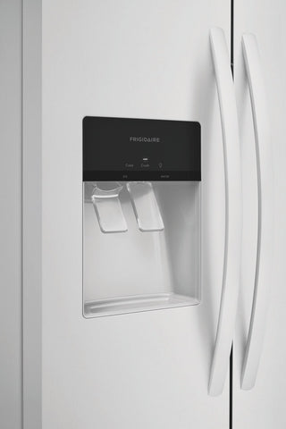Refrigerator of model FRSS2623AW. Image # 3: Frigidaire 25.6 Cu. Ft. 36'' Standard Depth Side by Side Refrigerator