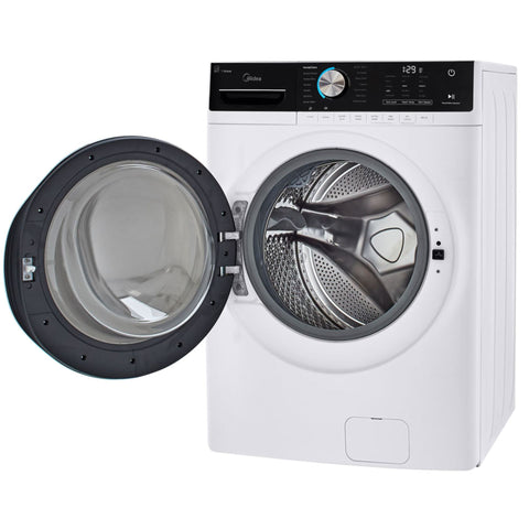 Washer of model MLH52S7AWW. Image # 7: Midea 5.2 Cu. Ft. Capacity Front Load Washer White