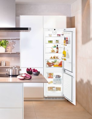 Refrigerator of model HC_1030. Image # 7: Liebherr Combined refrigerator-freezer with NoFrost for integrated use