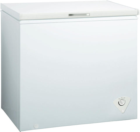 Freezer of model WHS_384C1. Image # 1: Midea Freestanding Chest Compact Freezer with 10.2 cu. ft. Capacity, White Door, Manual Defrost, UL Certification in Wite