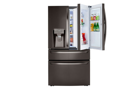 Refrigerator of model LRMDS3006D. Image # 3: LG 30 cu. ft. Smart wi-fi Enabled Refrigerator with Craft Ice™ Maker ***