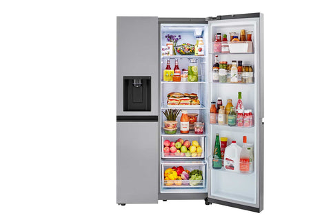 Refrigerator of model LRSXS2706S. Image # 2: LG 27 cu. ft. Side-by-Side Refrigerator with Smooth Touch Ice Dispenser ***