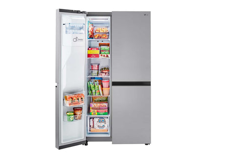 Refrigerator of model LRSXS2706S. Image # 3: LG 27 cu. ft. Side-by-Side Refrigerator with Smooth Touch Ice Dispenser ***