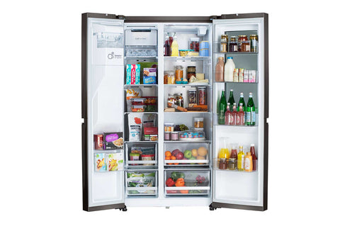 Refrigerator of model LRSOS2706D. Image # 3: LG 27 cu. ft. Side-By-Side InstaView™ Refrigerator ***