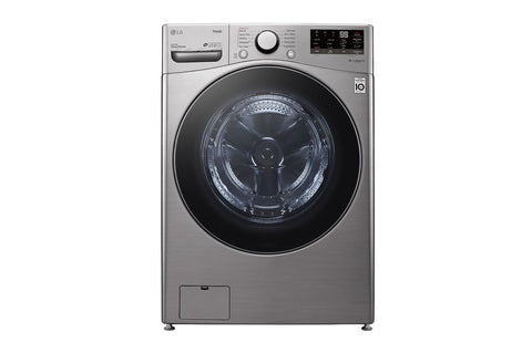 Washer of model WM3600HVA. Image # 1: LG 4.5 cu. ft. Ultra Large Capacity Smart wi-fi Enabled Front Load Washer with Built-In Intelligence & Steam Technology
