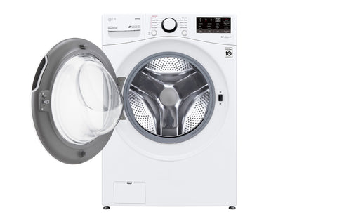 Washer of model WM3600HWA. Image # 2: LG 4.5 cu. ft. Ultra Large Capacity Smart wi-fi Enabled Front Load Washer with Built-In Intelligence & Steam Technology