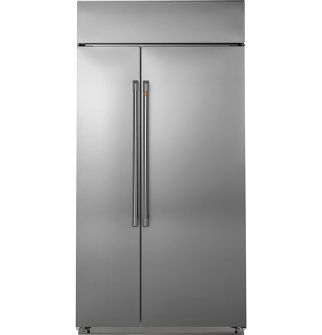 Refrigerator of model CSB42WP2NS1. Image # 1: GE Café™ 42" Smart Built-In Side-by-Side Refrigerator