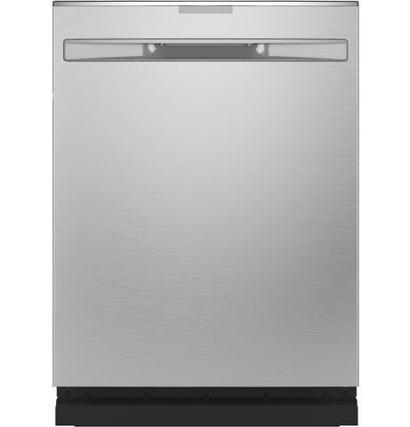 Dishwasher of model PDP715SYNFS. Image # 1: GE Profile™ Fingerprint Resistant Top Control with Stainless Steel Interior Dishwasher with Sanitize Cycle & Dry Boost with Fan Assist