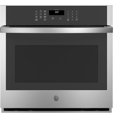 Built-In Oven of model JTS3000SNSS. Image # 5: GE® 30" Smart Built-In Self-Clean Single Wall Oven with Never-Scrub Racks
