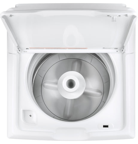 Washer of model GTW335ASNWW. Image # 2: GE® 4.2 cu. ft. Capacity Washer with Stainless Steel Basket