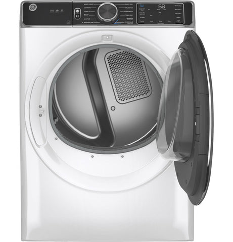 Dryer of model GFD85GSSNWW. Image # 2: GE® 7.8 cu. ft. Capacity Smart Front Load Gas Dryer with Steam and Sanitize Cycle