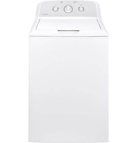 Washer of model HTW240ASKWS. Image # 1: GE Hotpoint® 3.8 cu. ft. Capacity Washer with Stainless Steel Basket
