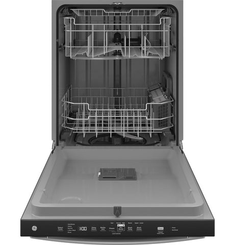Dishwasher of model GDT630PYRFS. Image # 2: GE® Top Control with Plastic Interior Dishwasher with Sanitize Cycle & Dry Boost