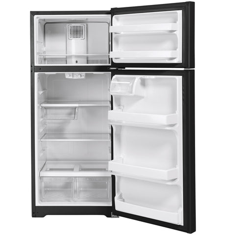 Refrigerator of model GTS18HGNRBB. Image # 2: GE® 17.5 Cu. Ft. Top-Freezer Refrigerator