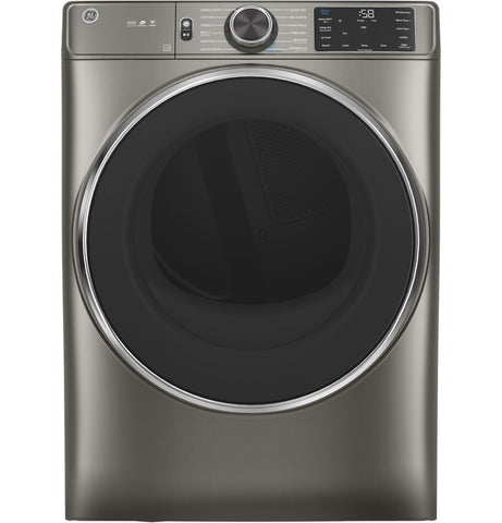 Dryer of model GFD65ESPNSN. Image # 1: GE® 7.8 cu. ft. Capacity Smart Front Load Electric Dryer with Steam and Sanitize Cycle