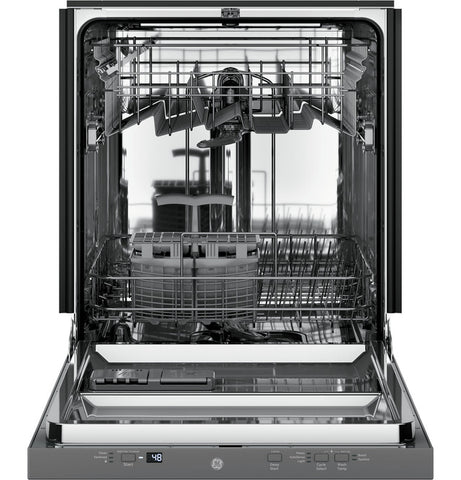 Dishwasher of model GDT226SSLSS. Image # 4: GE® ADA Compliant Stainless Steel Interior Dishwasher with Sanitize Cycle
