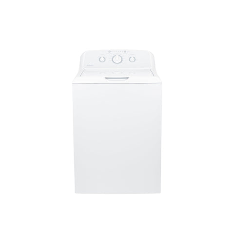 Washer of model HTW240ASKWS. Image # 3: GE Hotpoint® 3.8 cu. ft. Capacity Washer with Stainless Steel Basket