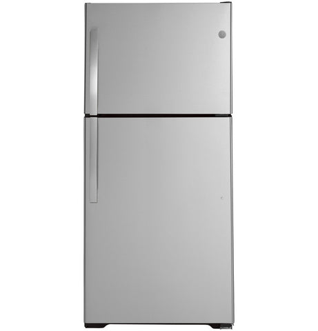 Refrigerator of model GTS19KYNRFS. Image # 1: GE® 19.2 Cu. Ft. Top-Freezer Refrigerator
