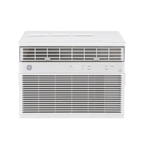 Room Air Conditioner of model AHE12DZ. Image # 1: GE® 12,000 BTU Heat/Cool Electronic Window Air Conditioner for Large Rooms up to 550 sq. ft.