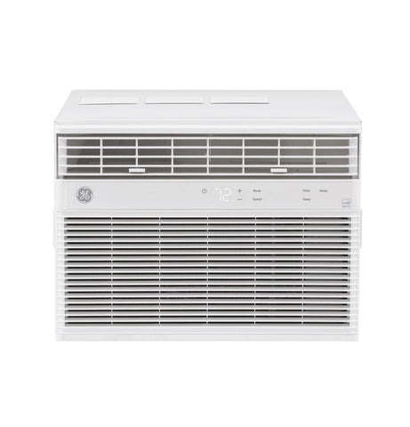 Room Air Conditioner of model AHE08AZ. Image # 1: GE® 8,000 BTU Heat/Cool Electronic Window Air Conditioner for Medium Rooms up to 350 sq. ft.