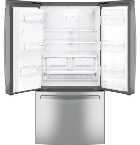 Refrigerator of model GFE24JYKFS. Image # 6: GE® ENERGY STAR® 23.6 Cu. Ft. French-Door Refrigerator