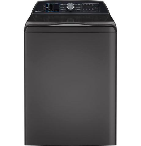 Washer of model PTW905BPTDG. Image # 1: GE Profile™ 5.3  cu. ft. Capacity Washer with Smarter Wash Technology and FlexDispense™