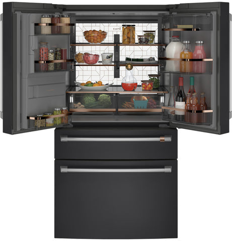 Refrigerator of model CVE28DP3ND1. Image # 2: GE Café™ ENERGY STAR® 27.8 Cu. Ft. Smart 4-Door French-Door Refrigerator