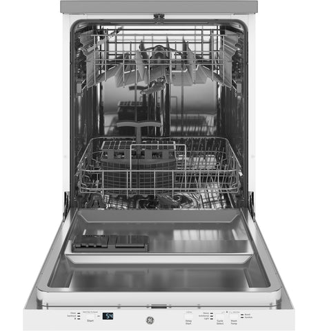 Dishwasher of model GPT225SGLWW. Image # 2: GE® 24" Stainless Steel Interior Portable Dishwasher with Sanitize Cycle